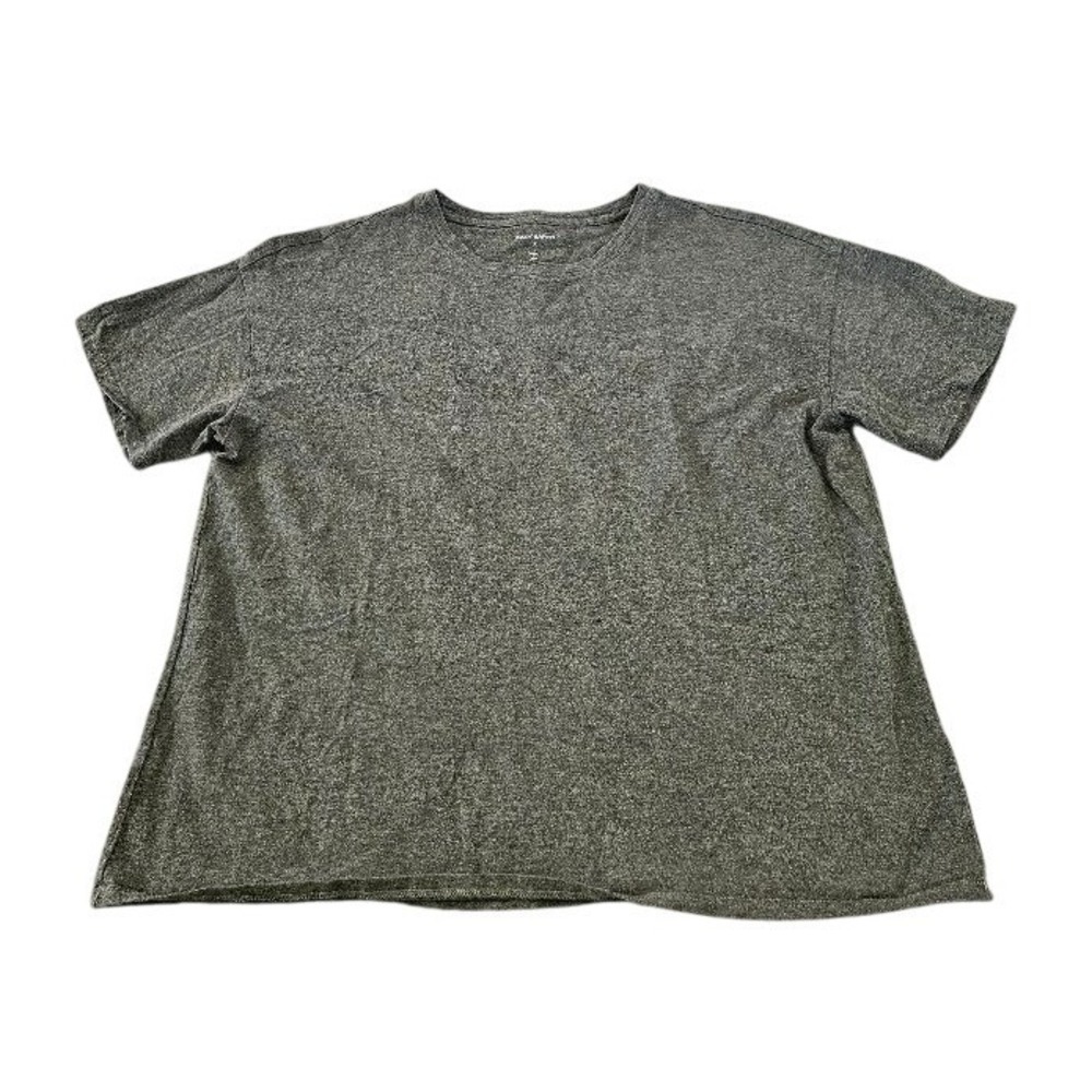 Cozy Earth Womens Relaxed Crew Neck Tee Short Sleeve Heather Olive Small
